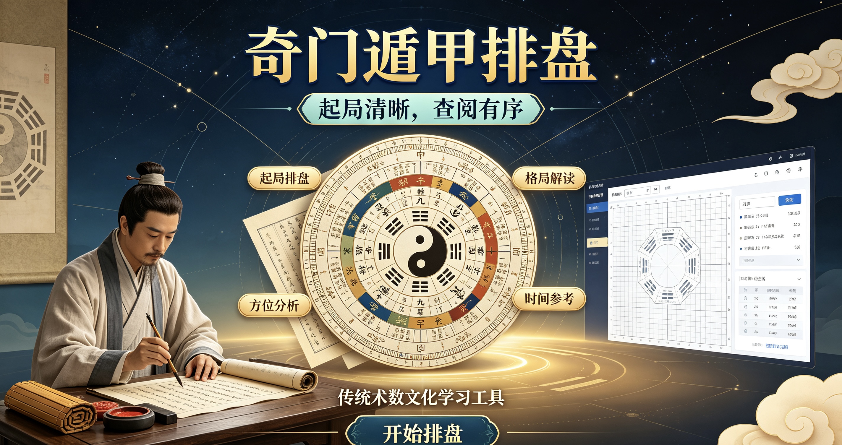 奇门遁甲排盘安卓版/官方版/最新版/免费版/无广告版合集